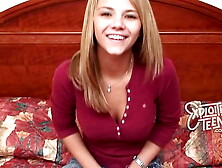 Ashlynn Brooke's First Porn Scene - Teen Casting with Big Tits and POV Facial