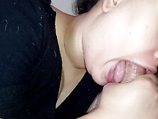 she hand-job and swallows my prick a lot making me jizz on her dirty face