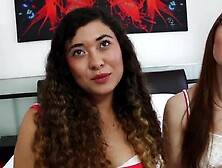 Crystal Clark and Natalia Storm are darksome-haired sapphics