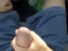 Giving a handjob in a moving car