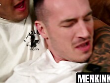 Stepbro Brock Devours Dereks Tight Hole with His Hung Fist