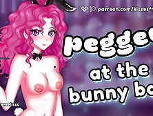 Pegged by a Cute Waitress at the Bunny Hotty Bar! [F4M] [F4TM] [femdom audio]