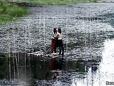 Lesbian Adventures On Wooden Raft