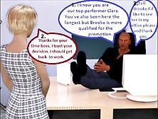 CG Comic: Cuckold Wife Gets Ribald With Her Boss On Wacky Ta