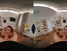 Slutty Redhead mother I'd like to fuck Blowjobs & Riding Dick Like a Bitch - VR 360 Porn