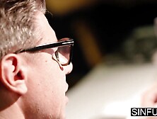 I Didn’t Wear Any Underclothes at Work This day! Denis Marti & Karina King for SinfulXXX