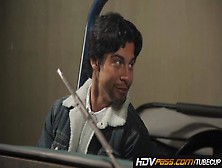 Chanel Preston Sucks Dick By The Car In Public