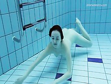 Lada Poleshuk Underwater Show Big Tits Short Hair