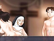 Summertime Saga Cookie Jar all Sex Scenes Sister Angelica Part 3