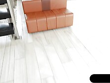 My latina MILF stepmother calms me down with blowjob