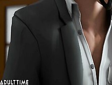 ADULT TIME - Hentai Sex University Student Demonstrates Her Sexual Prowess On Stepdaddy's Cock