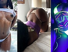 Black Butts Tease Set of three (Stripping / Lingerie / Rear-end)