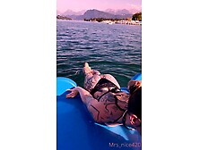 Amateur Outdoor Brunette Masturbates