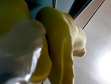 Pantyhose hanged 126