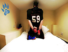 Footballpup Groping In Motel - Splooging On Nike Flightposite