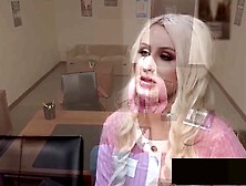 Blonde Bombshell Milf Serves Up Juicy Assets For Sexy Dominant Principal