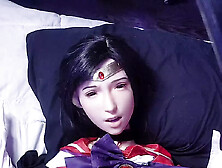 Fun Night With Tifa In Sailor Mars Cosplay