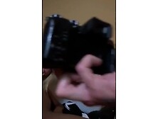 Blonde Hoe Blows and Fucks big black dick on Camera