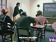 Kikin and Doña Rosinda commit the darkest sin at the Chibolo eighteen school.