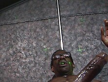 Sexy blonde fucks with BBC and gets squirted on her tits