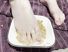 Foot Cereal Made Just For You - Cinnamon Toast Crunch,  Served With My Feet