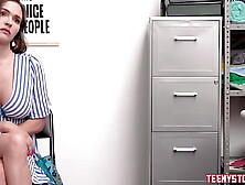 Sexy Brunette Krissy Lynn Office Anal