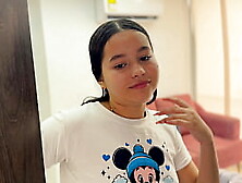 My husband doesn't give me money for my nails,  so I take advantage of the situation and get my neighbor to lend me money in exch