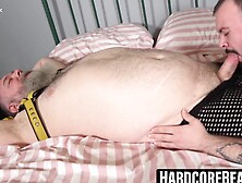 Bruno Mills suffocates and torments newbie Alex Baron
