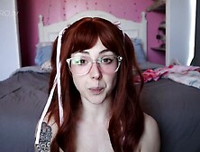 Playful Mindy Kitten tempts with daring charm in a petite fantasy