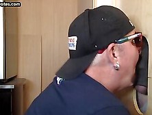 Gloryhole Amateur Dilf Sucking Penis Till Cum In Mouth End