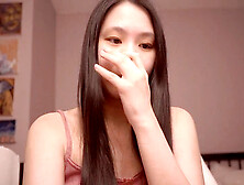 Adorable petite Asian cutie Alize Zaide delivers an ASMR experience