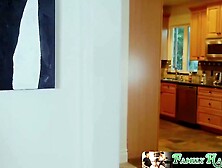 Step-Daughter's Messy Facial Ride on Stepfather's Big Dick