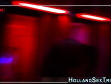 Dutch hooker sucking cock