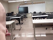 Walking Naked In University Classroom And Biology And Cum On Desk - L A B