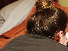 Nerdy Brunette With Big Ass Loves Watching Porn While Getting Fucked