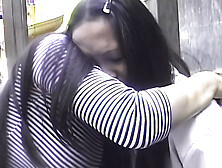 Loni And Her Friend Jade Feng Take A Large American Meat