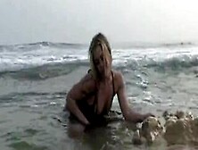 Adventurous Gal Cums Hard By Ocean