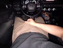 Indecent talk and groaning in the car *immodest spunk flow* loud boy