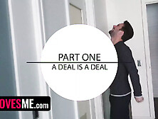 SisLovesMe - Creepy Stepbro And His Friend Take Turns Fucking Bl