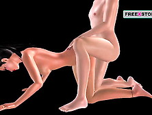 Animated porn film of a Thai hubby fucking Indian Bhabhi in Doggy position