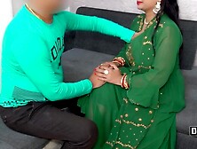 Boss Mounts Giant Busty Desi Pari During Private Party With Hindi