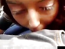 He Cums In His Friend's Sister's Mouth In The Car