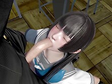 Huge Breast College Student swallows Professor Dong to pass