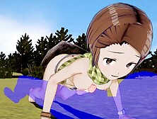 Digimon Asian cartoon - Kari Kamiya Boobjob