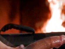 Busty Milf Masseur Massages Huge Dick in Erotic Sensual Way