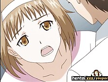 Nerdy girl with glasses takes it secretly at the beach - Hentai. xxx