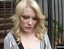 Elaina got talked into sucking a stiff cock and fucking it