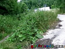 Girlfriends Outstanding Golden-haired lesbian babes make sexy public sextape