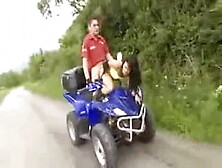 Sex On Bike And Cliff