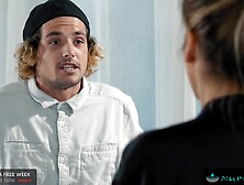 Titty Fucking My Huge Tit mom Stepmom During NURU Strokes